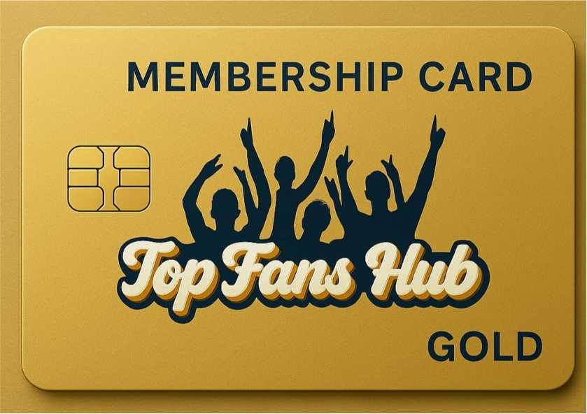 Gold Fan Card